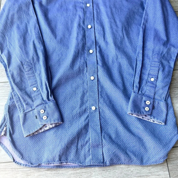 Ted Baker Men's Endurance Blue Button Down Shirt - Picture 8 of 14